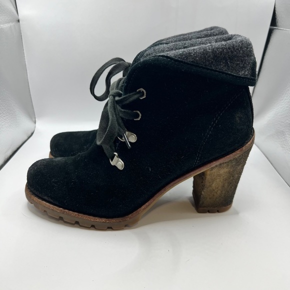UGG Calynda High Heel Suede Booties - Picture 9 of 12